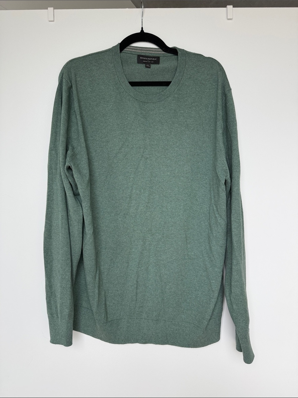 Banana Republic Sage Green Crewneck Sweater